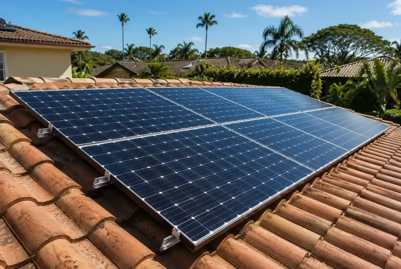 Installation de panneaux solaires à Habère-Poche